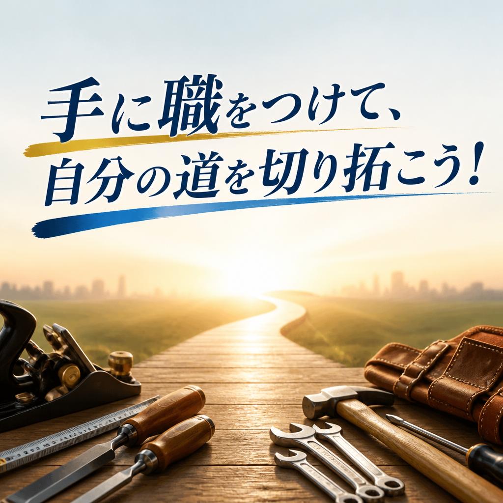 手に職をつけて、自分の道を切り拓こう！