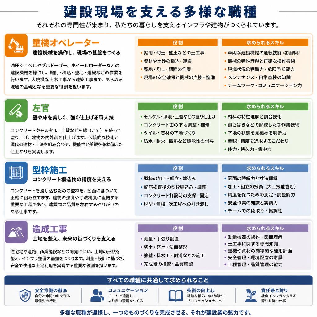 幅広い職種の紹介