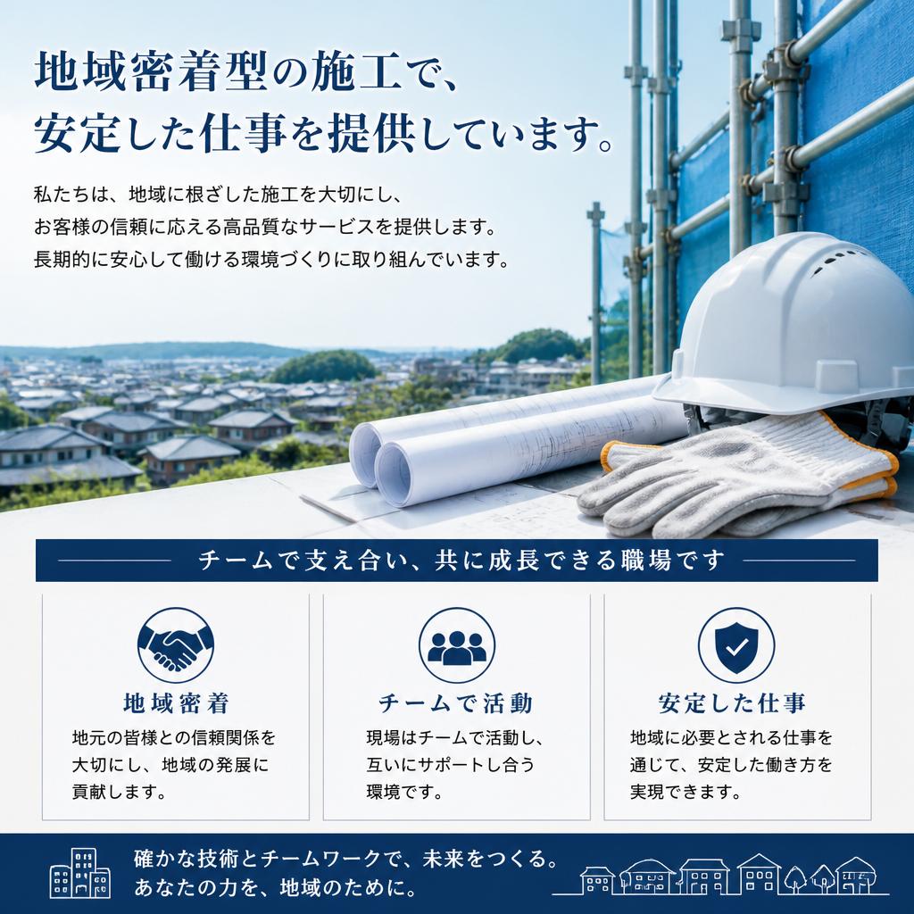 安定した仕事環境