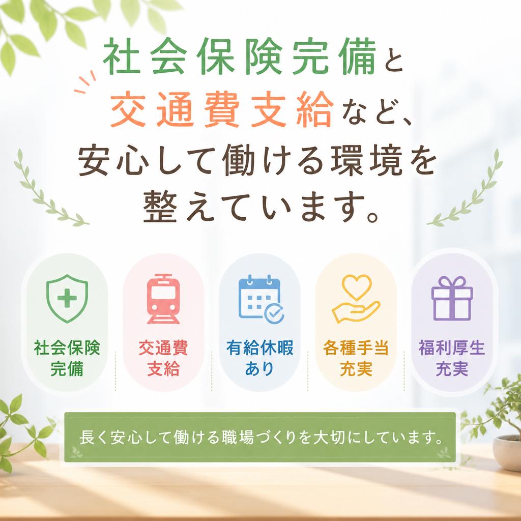 4. 安心の福利厚生