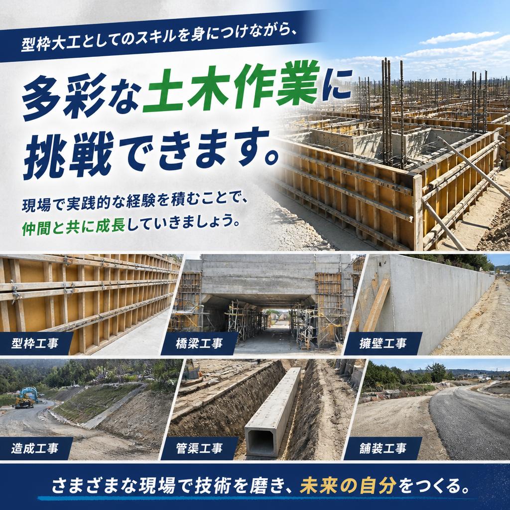型枠大工としてのステップアップ
