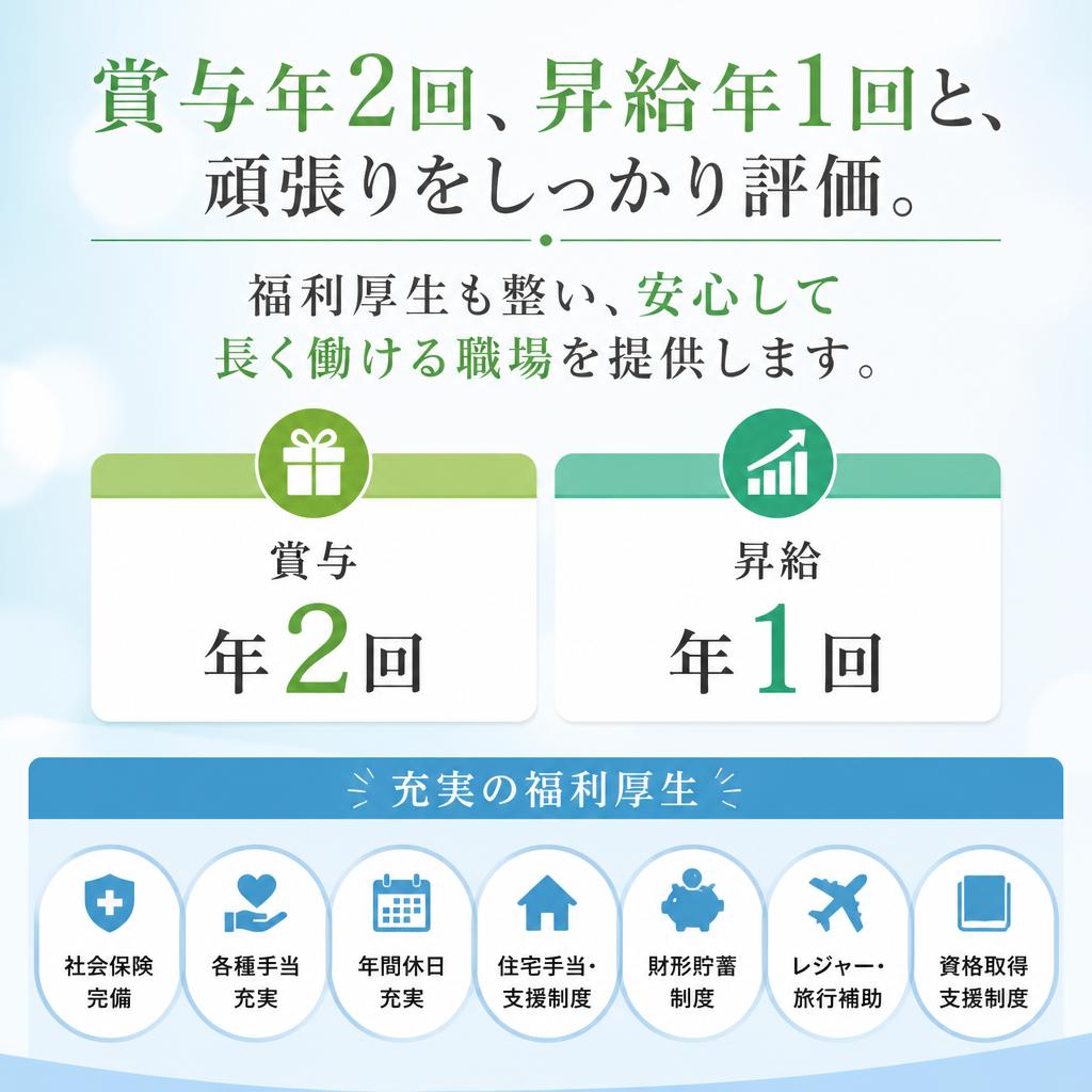 待遇面の充実