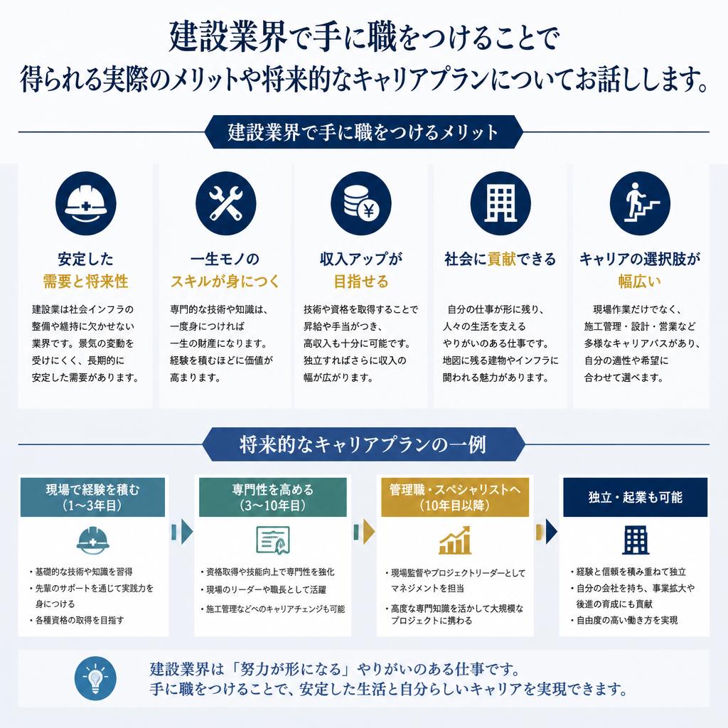手に職をつけるメリットとは