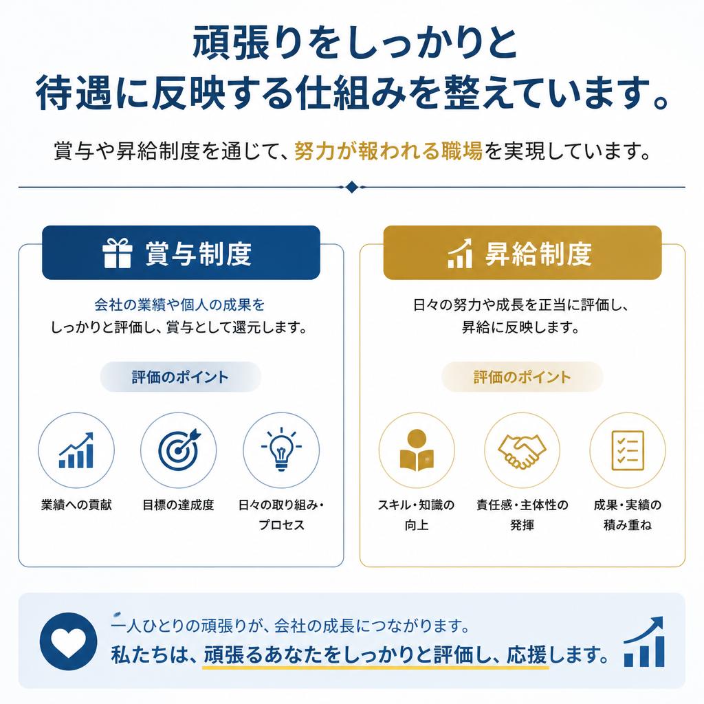 やりがいのある待遇