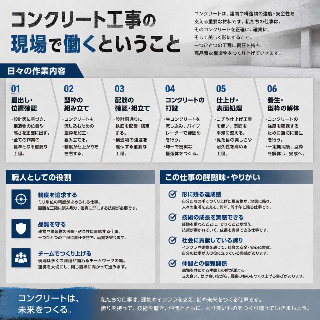 現場作業の魅力
